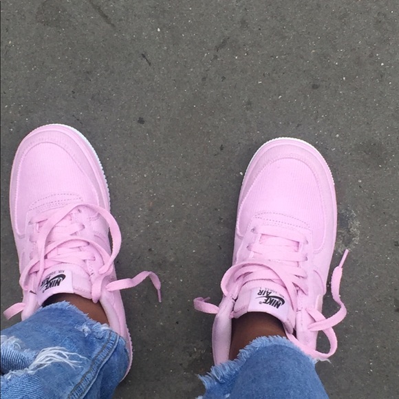 pink corduroy air force 1